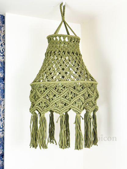 Macramé Hanging - Olive Green