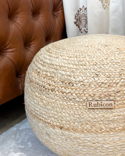 Natural Jute Pouf